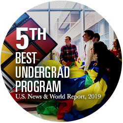 5th Best Undergrad Program (U.S. News and World Report, 2019